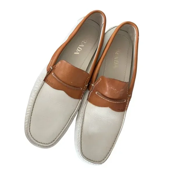Prada men’s leather loafers sz. 9 s-l400.jpg main image 4